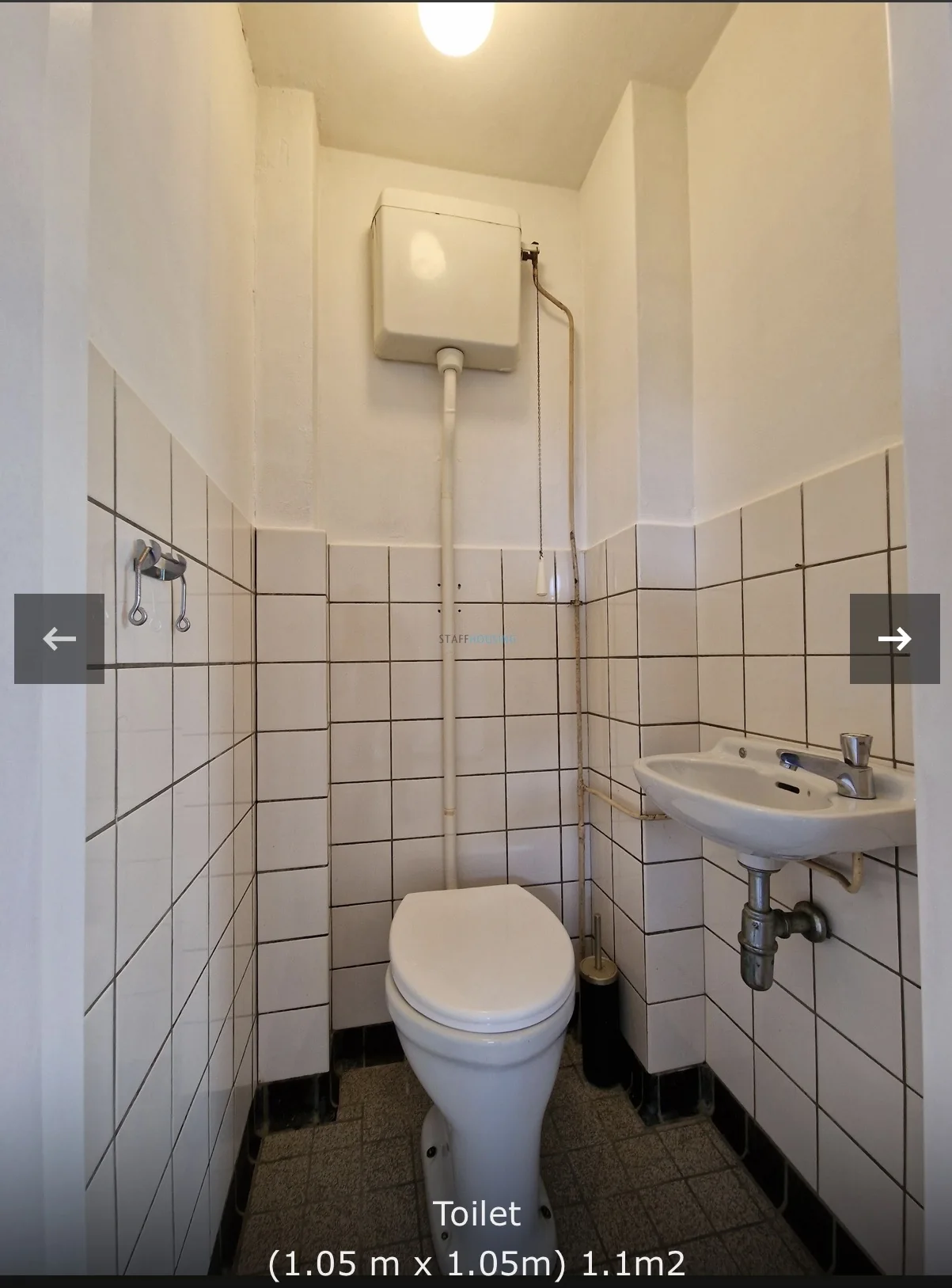 Separaat toilet met fonteintje