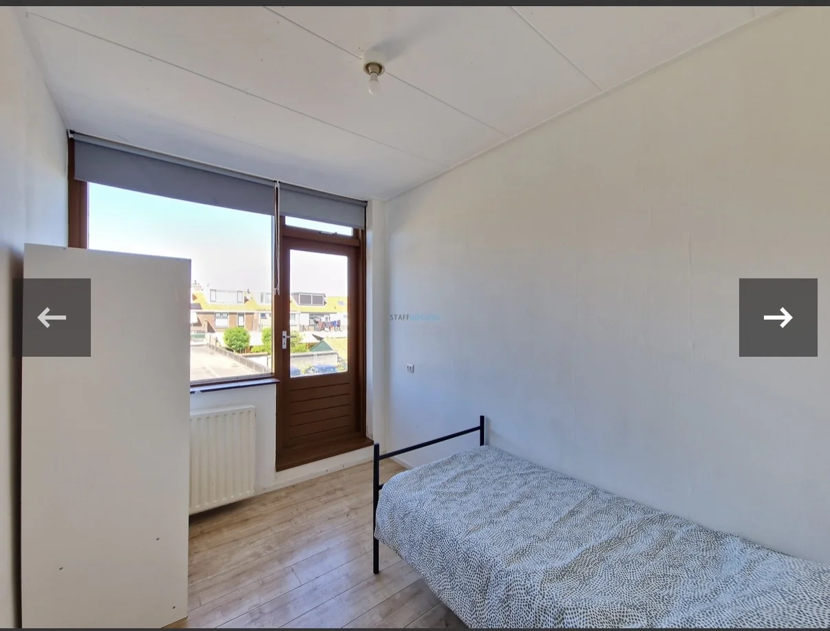Slaapkamer aan balkonzijde